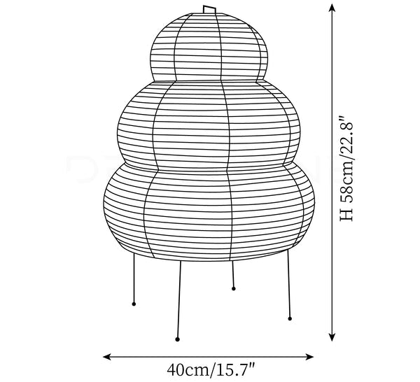 Nora | Lampada giapponese
