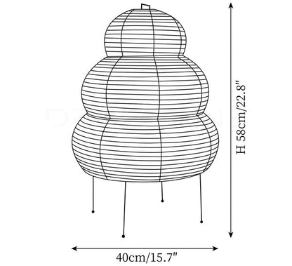 Nora | Lampada giapponese